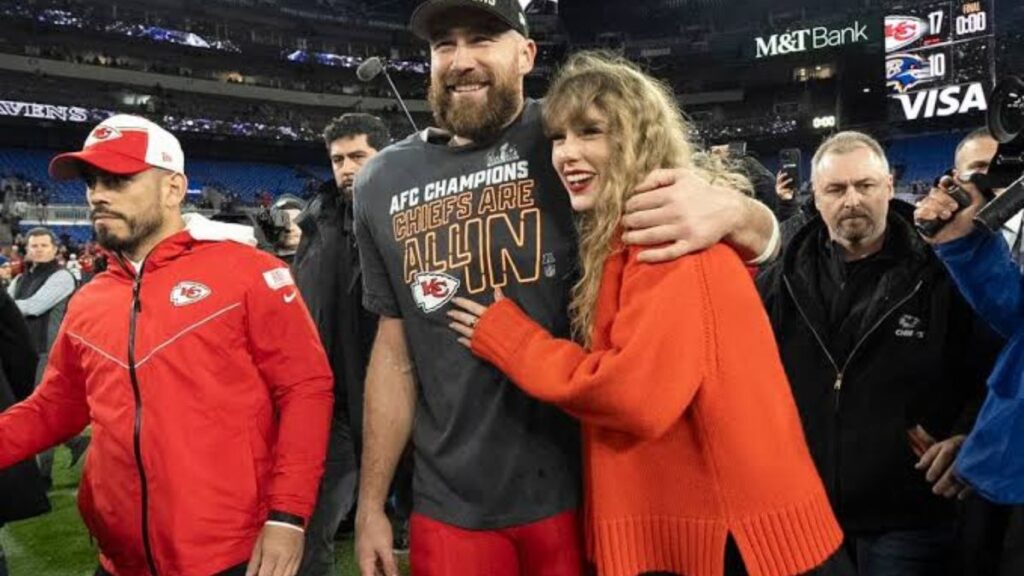 Taylor Swift and Travis Kelce